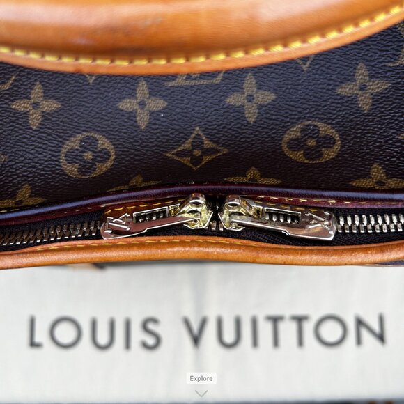 Authentic~LOUIS VUITTON~Monogram Canvas Sac Chien 40 Dog/Pet Carrier~LV Dustbag - Picture 10 of 16